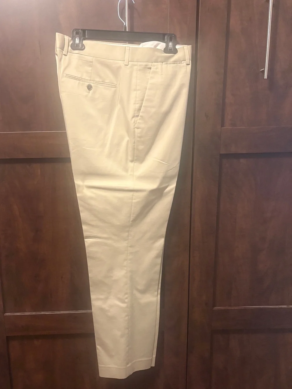 Express Men's Light Khaki Two-Piece Suit Pants size 38x32